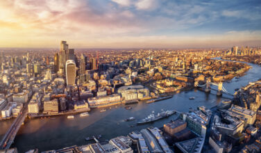 Aware Super has A$3.5bn to deploy in European real estate Panoramic sunset view over the London skyline