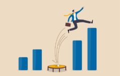 In fundraising, smaller managers will have a harder time bouncing back Photo illustrating concept of bouncing back.