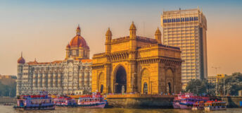 Buildings in Mumbai, India