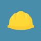 Image of a yellow hard hat.