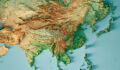 Topographic map of the APAC region.