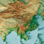 Topographic map of the APAC region.