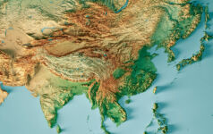 Weave Living on how APAC living sectors are gaining momentum Topographic map of the APAC region.