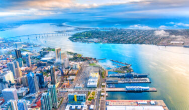 San Diego California skyline downtown