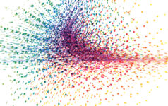 Colour splatter