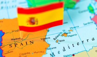 Stoneshield sets Southern European fundraising record with latest close Map and flag of Spain