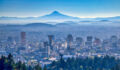 Aerial view of Portland, Oregon