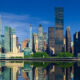 View of Midtown Manhattan from the East River
