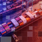 A container ship in dock for the Private Markets 2030 deglobalisation theme