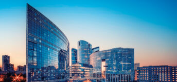 La Defense office district in West Paris, France