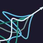 Twisting path leads to a single arrow