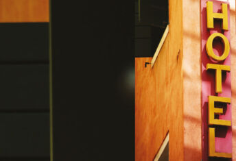 hotel sign, hospitality