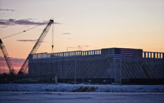 Image of a data centre being built.