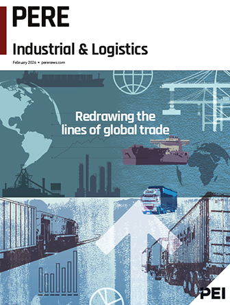 PERE Industrial & Logistics 2026 report magazine cover