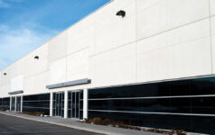 Image of a new industrial building. Modern logistics space. T5