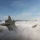 Picture of two jet fighters in the air