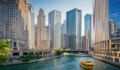 Image of Chicago's river cityscape.