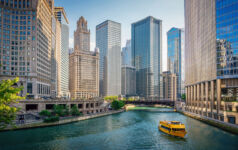 Harrison Street hires co-heads for US fundraising Image of Chicago's river cityscape.