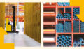 Small-bay industrial warehouse storage. T9