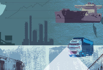 Industrial. Logistics. Tariffs. Shipping. Transportation. Global supply chain. T9