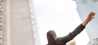 Wide embrace arms outstretched