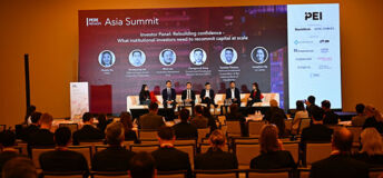 Attendees at the PERE Network Asia Summit sat down watching a panel discussion