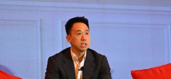 Brian Hung, head of Asia Pacific real estate at APG Asset Management, on stage at the PERE Network Asia Summit in Singapore