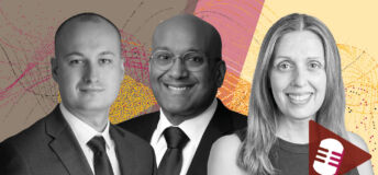 PERE Credit deputy editor Randy Plavajka, Ambrose founder and chief executive officer Aasif Bade and PERE Credit editor Samantha Rowan.