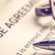 Image of a lease agreement form.