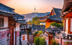 Bukcheon hanok village ,Seoul South Korea.
