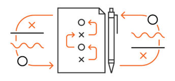 Private real estate managers rewrite the playbook An illustration of a pen and notepad