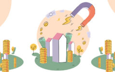 Five forces reshape core real estate investing Illustration of magnets attracting money to houses.