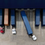 Newport approaches final close for third European logistics fund Aerial view of a trucks