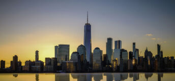 View of downtown Manhattan