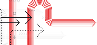 Lines and arrows for the Evolution of CRE Credit report