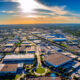 Stonelake raises $1bn for opportunistic US industrial fund A commercial district consisting of numerous warehouses, manufacturing facilities and retail outlets located in the city of Garland, Texas just outside of Dallas shot via helicopter from an altitude of about 400 feet.
