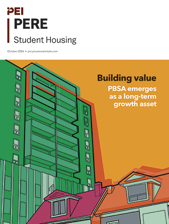 PERE Student Housing 2026 report magazine cover